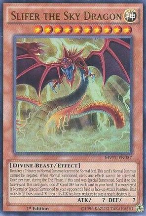 Slifer the Sky Dragon (MVP1-EN057) - The Dark Side of Dimensions Movie Pack Unlimited - Premium Yugioh Single from Konami - Just $0.58! Shop now at Game Crave Tournament Store