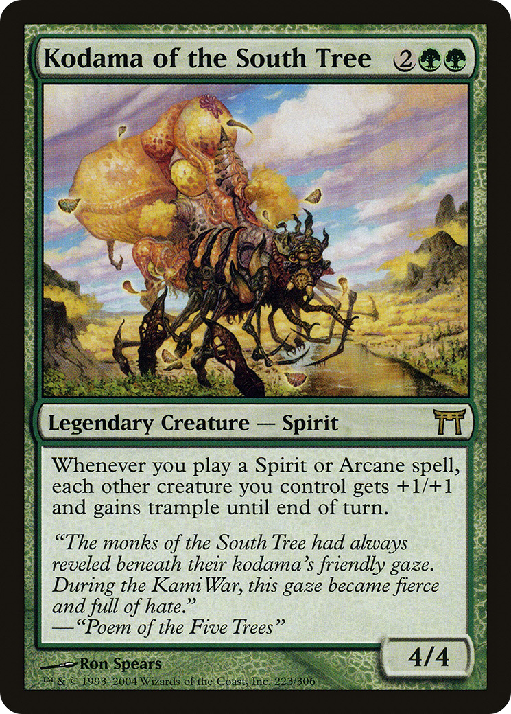 Kodama of the South Tree (CHK-223) - Champions of Kamigawa Foil - Premium MTG Single from Wizards of the Coast - Just $11.92! Shop now at Game Crave Tournament Store