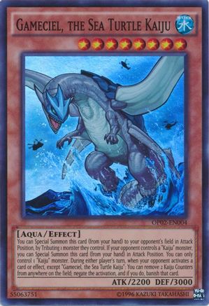 Gameciel, the Sea Turtle Kaiju (OP02-EN004) - OTS Tournament Pack 2 Unlimited - Premium Yugioh Single from Konami - Just $2.46! Shop now at Game Crave Tournament Store