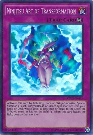 Ninjitsu Art of Transformation (OP02-EN011) - OTS Tournament Pack 2 Unlimited - Premium Yugioh Single from Konami - Just $0.42! Shop now at Game Crave Tournament Store