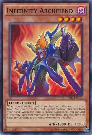 Infernity Archfiend (OP02-EN017) - OTS Tournament Pack 2 Unlimited - Premium Yugioh Single from Konami - Just $1.48! Shop now at Game Crave Tournament Store