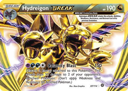 Hydreigon BREAK 87/114 - Steam Siege Holofoil - Premium Pokemon Single from Nintendo - Just $2.48! Shop now at Game Crave Tournament Store