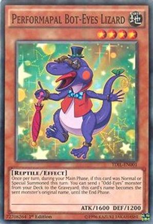 Performapal Bot-Eyes Lizard (TDIL-EN001) - The Dark Illusion 1st Edition - Premium Yugioh Single from Konami - Just $0.08! Shop now at Game Crave Tournament Store