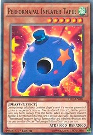 Performapal Inflater Tapir (TDIL-EN004) - The Dark Illusion 1st Edition - Premium Yugioh Single from Konami - Just $0.25! Shop now at Game Crave Tournament Store
