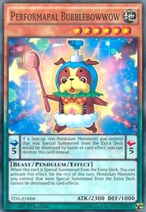Performapal Bubblebowwow (TDIL-EN006) - The Dark Illusion Unlimited - Premium Yugioh Single from Konami - Just $23.77! Shop now at Game Crave Tournament Store