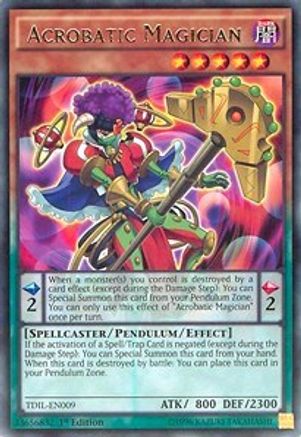 Acrobatic Magician (TDIL-EN009) - The Dark Illusion 1st Edition - Premium Yugioh Single from Konami - Just $0.25! Shop now at Game Crave Tournament Store