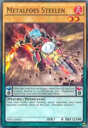 Metalfoes Steelen (TDIL-EN021) - The Dark Illusion Unlimited - Premium Yugioh Single from Konami - Just $0.83! Shop now at Game Crave Tournament Store
