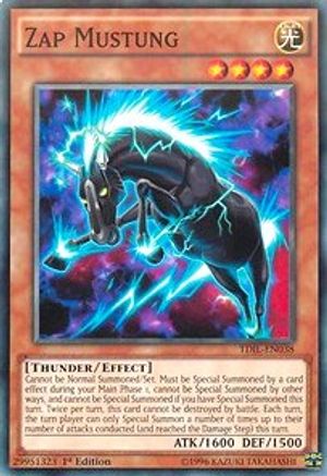 Zap Mustung (TDIL-EN038) - The Dark Illusion 1st Edition - Premium Yugioh Single from Konami - Just $0.25! Shop now at Game Crave Tournament Store