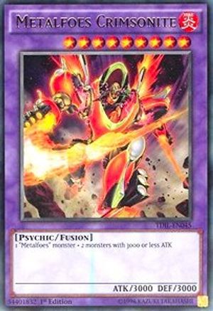 Metalfoes Crimsonite (TDIL-EN045) - The Dark Illusion Unlimited - Premium Yugioh Single from Konami - Just $0.39! Shop now at Game Crave Tournament Store