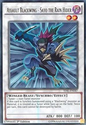 Assault Blackwing - Sayo the Rain Hider (TDIL-EN047) - The Dark Illusion 1st Edition - Premium Yugioh Single from Konami - Just $0.26! Shop now at Game Crave Tournament Store