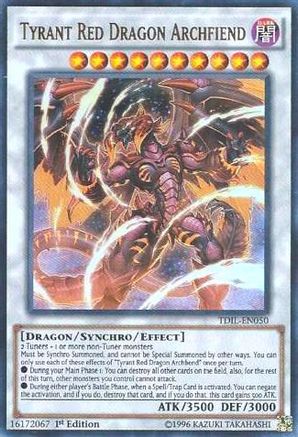 Tyrant Red Dragon Archfiend (TDIL-EN050) - The Dark Illusion Unlimited - Premium Yugioh Single from Konami - Just $0.74! Shop now at Game Crave Tournament Store