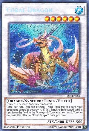 Coral Dragon (TDIL-EN051) - The Dark Illusion Unlimited - Premium Yugioh Single from Konami - Just $1.71! Shop now at Game Crave Tournament Store