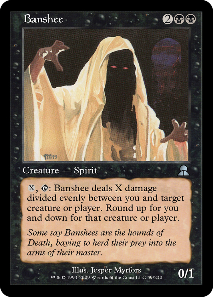 Banshee (ME3-059) - Masters Edition III Foil - Premium MTG Single from Wizards of the Coast - Just $0! Shop now at Game Crave Tournament Store