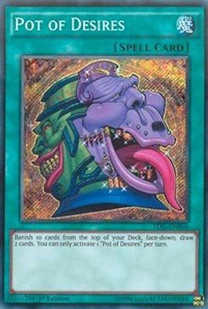 Pot of Desires (TDIL-EN066) - The Dark Illusion 1st Edition - Premium Yugioh Single from Konami - Just $5.25! Shop now at Game Crave Tournament Store