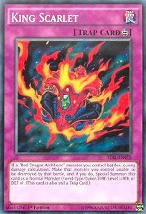 King Scarlet (TDIL-EN070) - The Dark Illusion 1st Edition - Premium Yugioh Single from Konami - Just $0.25! Shop now at Game Crave Tournament Store