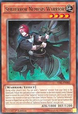 Subterror Nemesis Warrior (TDIL-EN082) - The Dark Illusion Unlimited - Premium Yugioh Single from Konami - Just $0.46! Shop now at Game Crave Tournament Store