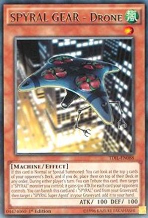 SPYRAL GEAR - Drone (TDIL-EN088) - The Dark Illusion Unlimited - Premium Yugioh Single from Konami - Just $0.78! Shop now at Game Crave Tournament Store