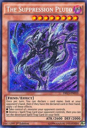 The Suppression Pluto (DRL3-EN010) - Dragons of Legend: Unleashed 1st Edition - Premium Yugioh Single from Konami - Just $0.28! Shop now at Game Crave Tournament Store