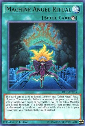 Machine Angel Ritual (DRL3-EN015) - Dragons of Legend: Unleashed 1st Edition - Premium Yugioh Single from Konami - Just $0.08! Shop now at Game Crave Tournament Store