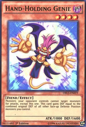 Hand-Holding Genie (DRL3-EN019) - Dragons of Legend: Unleashed 1st Edition - Premium Yugioh Single from Konami - Just $0.25! Shop now at Game Crave Tournament Store