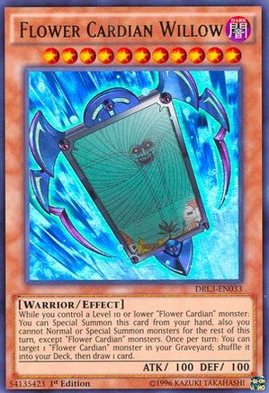 Flower Cardian Willow (DRL3-EN033) - Dragons of Legend: Unleashed 1st Edition - Premium Yugioh Single from Konami - Just $0.27! Shop now at Game Crave Tournament Store