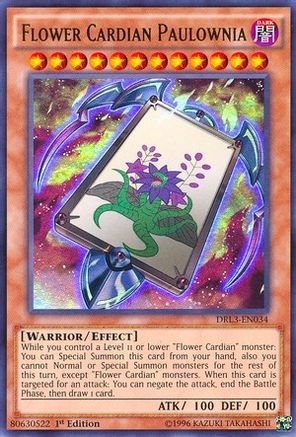 Flower Cardian Paulownia (DRL3-EN034) - Dragons of Legend: Unleashed 1st Edition - Premium Yugioh Single from Konami - Just $0.08! Shop now at Game Crave Tournament Store