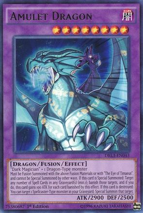 Amulet Dragon (DRL3-EN043) - Dragons of Legend: Unleashed 1st Edition - Premium Yugioh Single from Konami - Just $0.75! Shop now at Game Crave Tournament Store