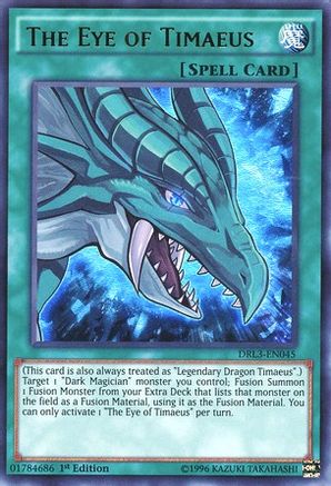 The Eye of Timaeus (DRL3-EN045) - Dragons of Legend: Unleashed 1st Edition - Premium Yugioh Single from Konami - Just $0.82! Shop now at Game Crave Tournament Store