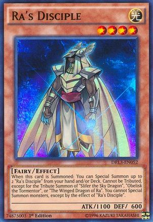 Ra's Disciple (DRL3-EN052) - Dragons of Legend: Unleashed 1st Edition - Premium Yugioh Single from Konami - Just $0.38! Shop now at Game Crave Tournament Store