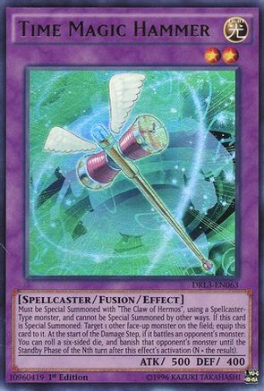 Time Magic Hammer (DRL3-EN063) - Dragons of Legend: Unleashed 1st Edition - Premium Yugioh Single from Konami - Just $0.25! Shop now at Game Crave Tournament Store