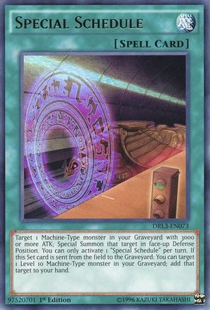 Special Schedule (DRL3-EN073) - Dragons of Legend: Unleashed 1st Edition - Premium Yugioh Single from Konami - Just $0.25! Shop now at Game Crave Tournament Store