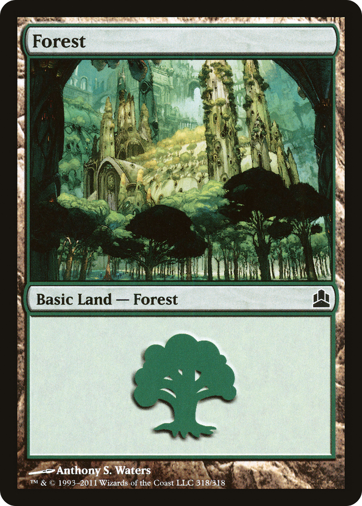 Forest (CMD-318) - Commander 2011 - Premium MTG Single from Wizards of the Coast - Just $0.08! Shop now at Game Crave Tournament Store