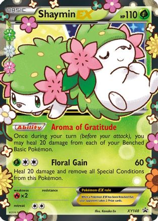 Shaymin-EX XY148/211 - XY Black Star Promos Holofoil - Premium Pokemon Single from Nintendo - Just $10.34! Shop now at Game Crave Tournament Store