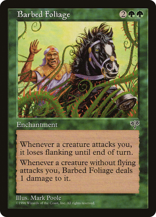 Barbed Foliage (MIR-207) - Mirage - Premium MTG Single from Wizards of the Coast - Just $0.08! Shop now at Game Crave Tournament Store