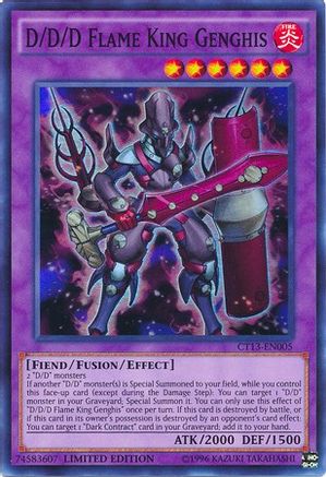 D/D/D Flame King Genghis (CT13-EN005) - 2016 Mega-Tins Limited - Premium Yugioh Single from Konami - Just $0.42! Shop now at Game Crave Tournament Store