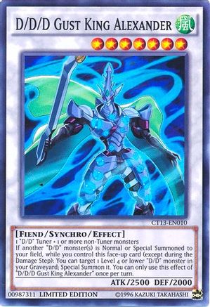 D/D/D Gust King Alexander (CT13-EN010) - 2016 Mega-Tins Limited - Premium Yugioh Single from Konami - Just $0.25! Shop now at Game Crave Tournament Store