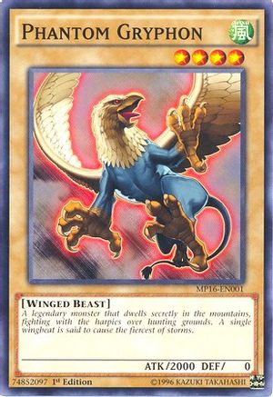 Phantom Gryphon (MP16-EN001) - 2016 Mega-Tins Mega Pack 1st Edition - Premium Yugioh Single from Konami - Just $0.12! Shop now at Game Crave Tournament Store