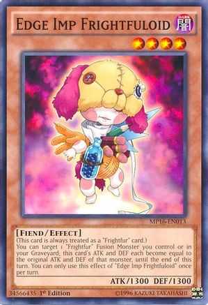 Edge Imp Frightfuloid (MP16-EN013) - 2016 Mega-Tins Mega Pack Unlimited - Premium Yugioh Single from Konami - Just $0.25! Shop now at Game Crave Tournament Store