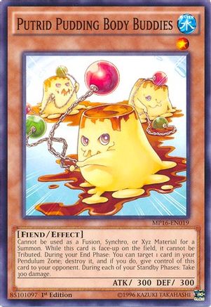 Putrid Pudding Body Buddies (MP16-EN019) - 2016 Mega-Tins Mega Pack Unlimited - Premium Yugioh Single from Konami - Just $0.08! Shop now at Game Crave Tournament Store
