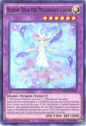 Bloom Diva the Melodious Choir (MP16-EN020) - 2016 Mega-Tins Mega Pack 1st Edition - Premium Yugioh Single from Konami - Just $0.94! Shop now at Game Crave Tournament Store