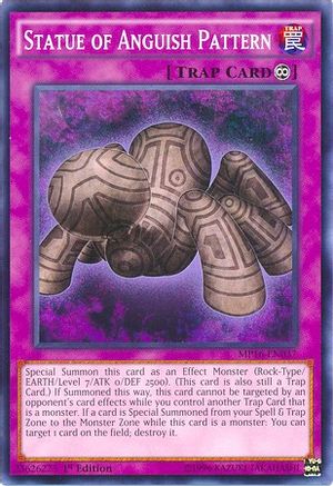 Statue of Anguish Pattern (MP16-EN037) - 2016 Mega-Tins Mega Pack Unlimited - Premium Yugioh Single from Konami - Just $2.47! Shop now at Game Crave Tournament Store