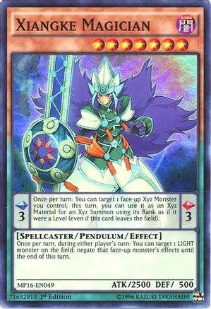 Xiangke Magician (MP16-EN049) - 2016 Mega-Tins Mega Pack Unlimited - Premium Yugioh Single from Konami - Just $0.51! Shop now at Game Crave Tournament Store