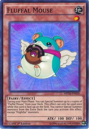 Fluffal Mouse (MP16-EN056) - 2016 Mega-Tins Mega Pack 1st Edition - Premium Yugioh Single from Konami - Just $0.43! Shop now at Game Crave Tournament Store