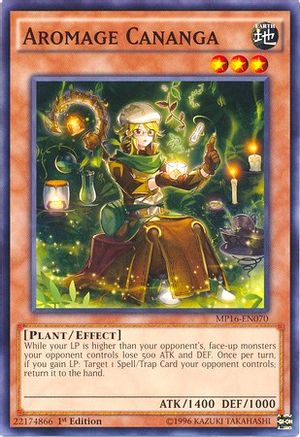 Aromage Cananga (MP16-EN070) - 2016 Mega-Tins Mega Pack Unlimited - Premium Yugioh Single from Konami - Just $0.25! Shop now at Game Crave Tournament Store