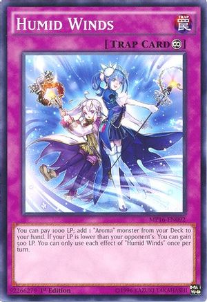 Humid Winds (MP16-EN092) - 2016 Mega-Tins Mega Pack Unlimited - Premium Yugioh Single from Konami - Just $0.59! Shop now at Game Crave Tournament Store