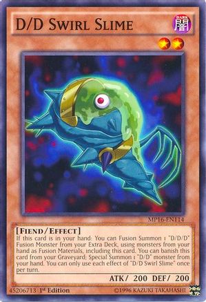 D/D Swirl Slime (MP16-EN114) - 2016 Mega-Tins Mega Pack Unlimited - Premium Yugioh Single from Konami - Just $0.25! Shop now at Game Crave Tournament Store