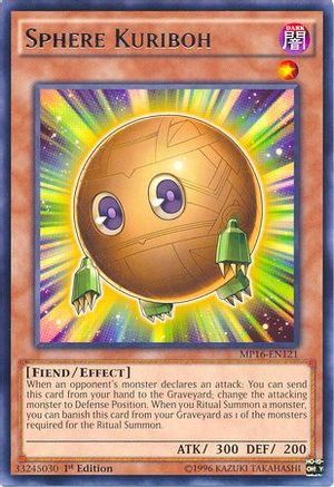 Sphere Kuriboh (MP16-EN121) - 2016 Mega-Tins Mega Pack Unlimited - Premium Yugioh Single from Konami - Just $0.25! Shop now at Game Crave Tournament Store