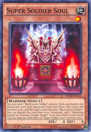 Super Soldier Soul (MP16-EN122) - 2016 Mega-Tins Mega Pack 1st Edition - Premium Yugioh Single from Konami - Just $0.26! Shop now at Game Crave Tournament Store