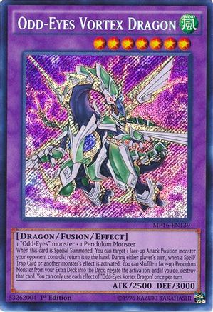 Odd-Eyes Vortex Dragon (MP16-EN139) - 2016 Mega-Tins Mega Pack 1st Edition - Premium Yugioh Single from Konami - Just $0.34! Shop now at Game Crave Tournament Store