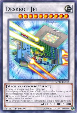 Deskbot Jet (MP16-EN142) - 2016 Mega-Tins Mega Pack 1st Edition - Premium Yugioh Single from Konami - Just $0.26! Shop now at Game Crave Tournament Store
